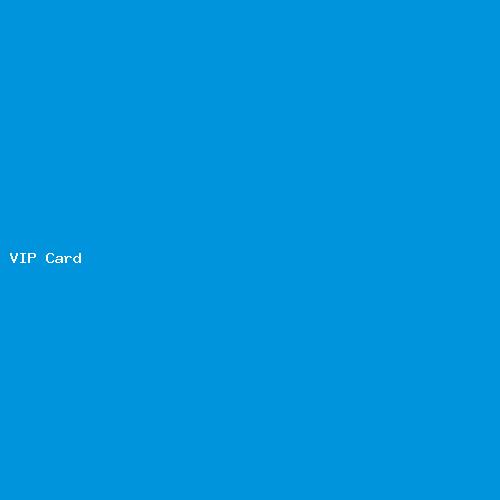 VIP Card