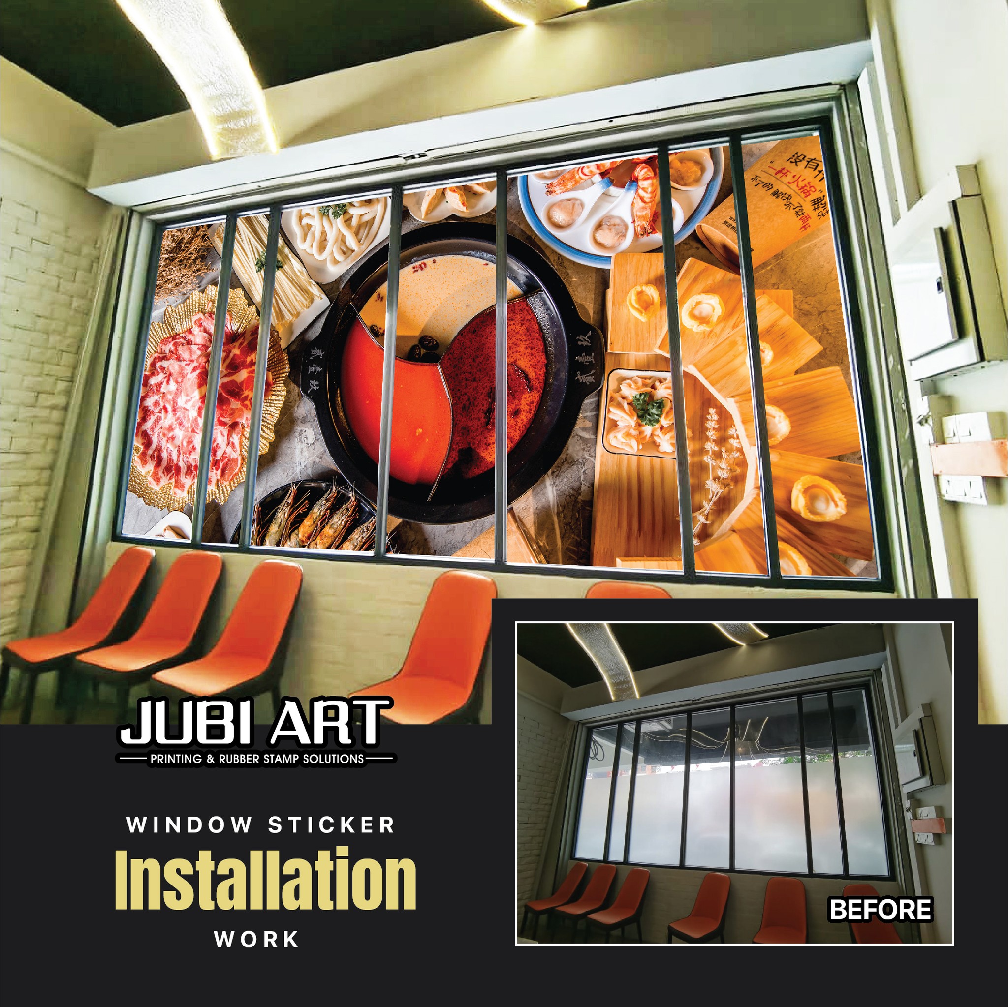 Custom Commercial Sticker