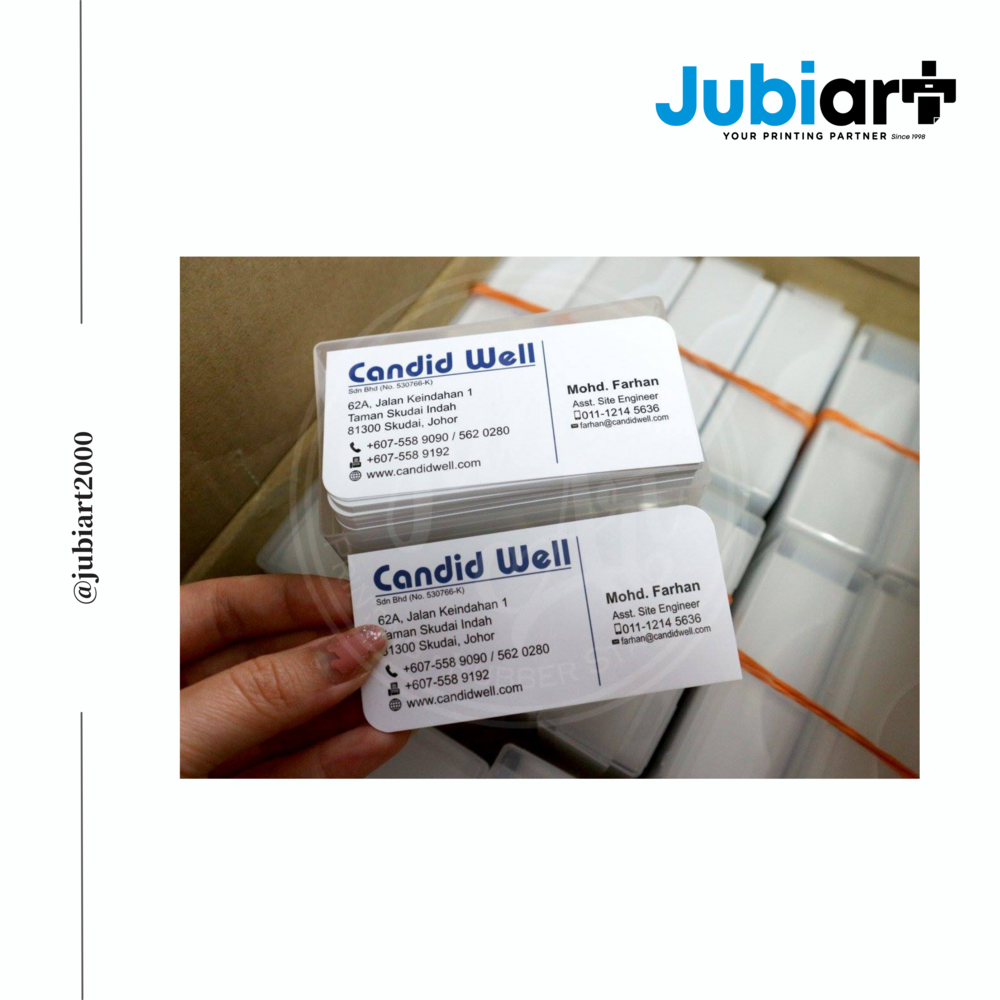 Special Die-Cut Name Card