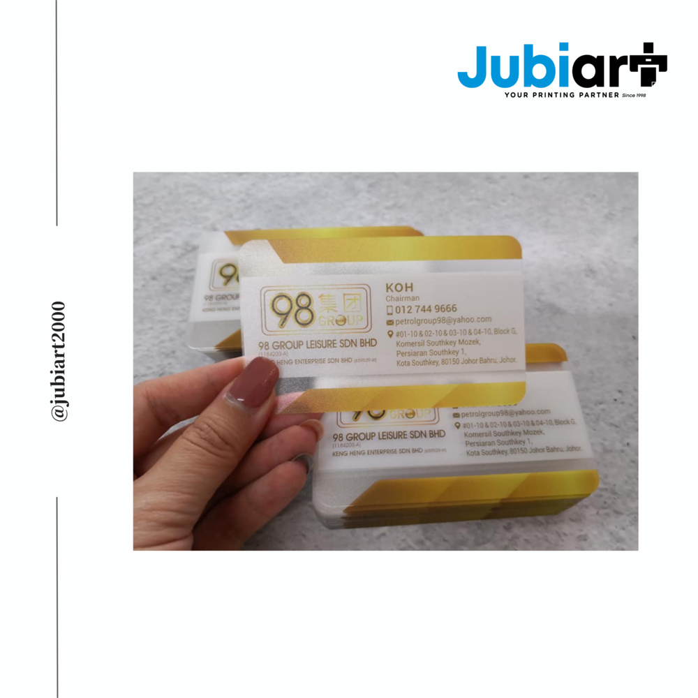 Transparent Name Card